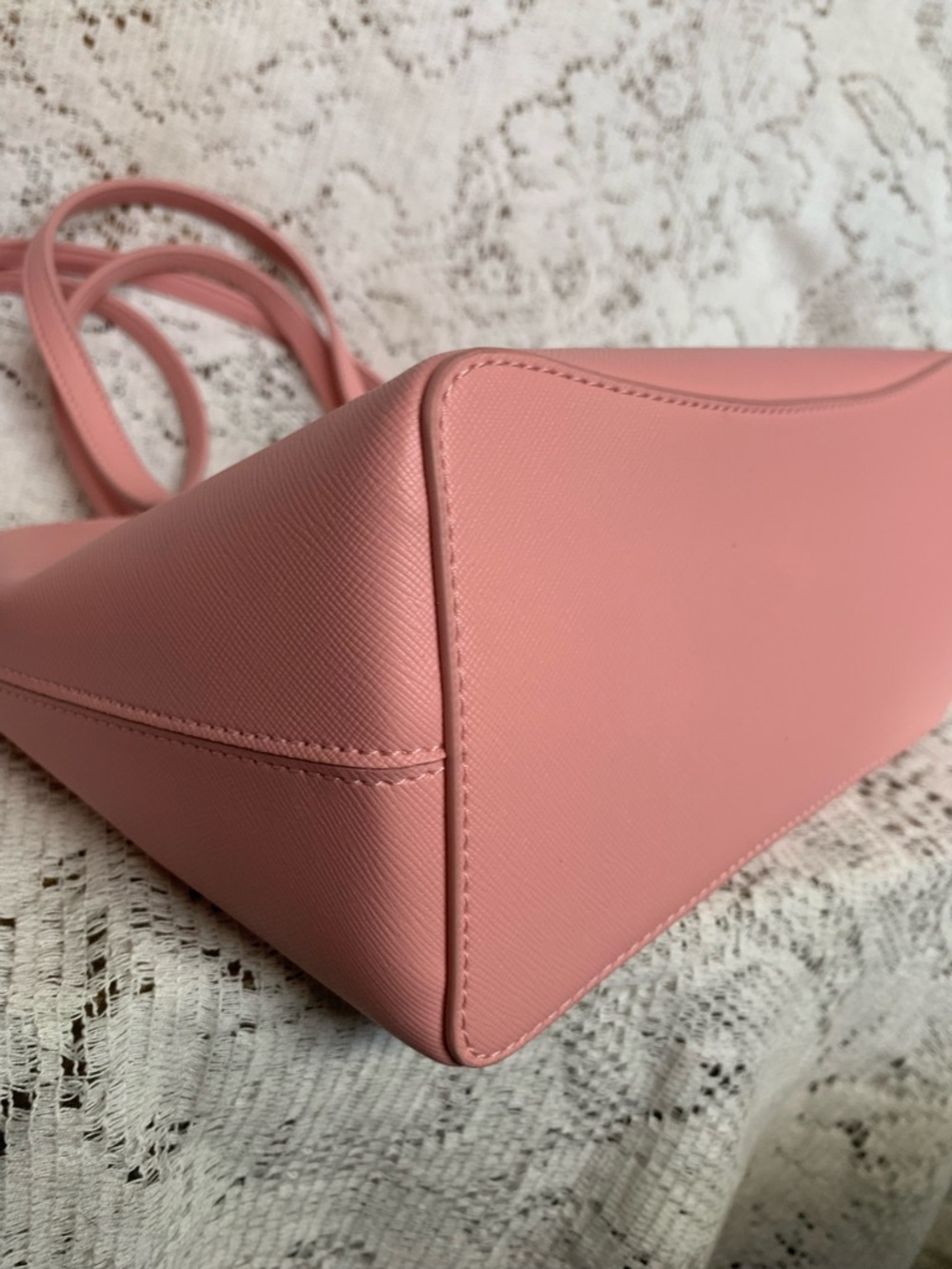Kate Spade Flash Glitter Pink Satchel Crossbody Bag - Picture 8 of 16